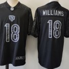 Men's Chicago Bears Caleb Williams Black Reflective Limited Jersey