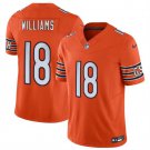 Men's Chicago Bears Caleb Williams Orange 2024 F.U.S.E. Vapor Football Jersey