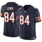 Men's Chicago Bears Marcedes Lewis Navy 2024 F.U.S.E. With 1-star C Patch Vapor Jersey
