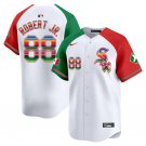 Men's Chicago White Sox Luis Robert Jr. White Mexico Vapor Premier Limited Stitched Jersey