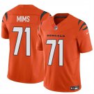 Men's Cincinnati Bengals Amarius Mims Orange 2024 F.U.S.E. Vapor Football Jersey