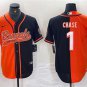 Men's Cincinnati Bengals Ja'Marr Chase Black Orange Split Cool Base Jersey