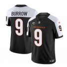 Men's Cincinnati Bengals Joe Burrow 2023 F.U.S.E. Black With 4-Star C Patch Football Jersey