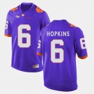 Men's Clemson Tigers DeAndre Hopkins Purple Stitched Football Jersey