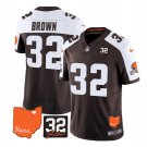 Men's Cleveland Browns Jim Brown Brown 2023 F.U.S.E. Retro Football Jersey