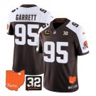 Men's Cleveland Browns Myles Garrett Brown 2023 F.U.S.E. Retro Football Jersey