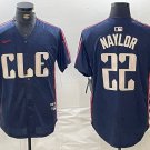Men's Cleveland Guardians Josh Naylor Navy 2024 City Connect Limited Jersey