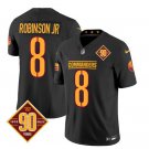 Men's Commanders Brian Robinson Black 2023 F.U.S.E. 90th Anniversary Vapor Jersey