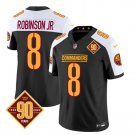 Men's Commanders Brian Robinson Black White 2023 F.U.S.E. 90th Anniversary Football Jersey