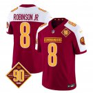 Men's Commanders Brian Robinson Burgundy White 2023 F.U.S.E. 90th Anniversary Football Jersey