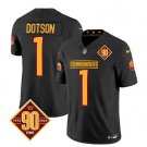 Men's Commanders Jahan Dotson Black 2023 F.U.S.E. 90th Anniversary Vapor Jersey