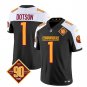 Men's Commanders Jahan Dotson Black White 2023 F.U.S.E. 90th Anniversary Football Jersey