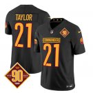 Men's Commanders Sean Taylor Black 2023 F.U.S.E. 90th Anniversary Vapor Jersey