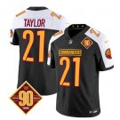 Men's Commanders Sean Taylor Black White 2023 F.U.S.E. 90th Anniversary Football Jersey
