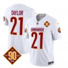 Men's Commanders Sean Taylor White 2023 F.U.S.E. 90th Anniversary Vapor Jersey