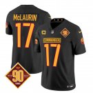 Men's Commanders Terry McLaurin Black 2023 F.U.S.E. 90th Anniversary Vapor Jersey
