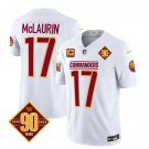 Men's Commanders Terry McLaurin White 2023 F.U.S.E. 90th Anniversary Vapor Jersey