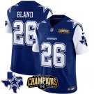 Men's Dallas Cowboys DaRon Bland 2023 F.U.S.E. NFC East Champions Ptach Football Jersey Blue