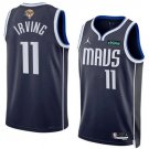 Men's Dallas Mavericks Kyrie Irving Navy 2024 Finals Statement Edition Jersey