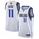 Men's Dallas Mavericks Kyrie Irving White 2024 Finals Association Edition Jersey