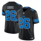 Mens Detroit Lions Jahmyr Gibbs Vapor F.U.S.E. Limited  Football Jersey Black