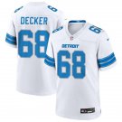 Mens Detroit Lions Taylor Decker 2024 White Vapor F.U.S.E. Limited Jersey
