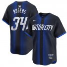Men's Detroit Tigers Jake Rogers 2024 Navy City Connect Cool Base Stitched Jersey