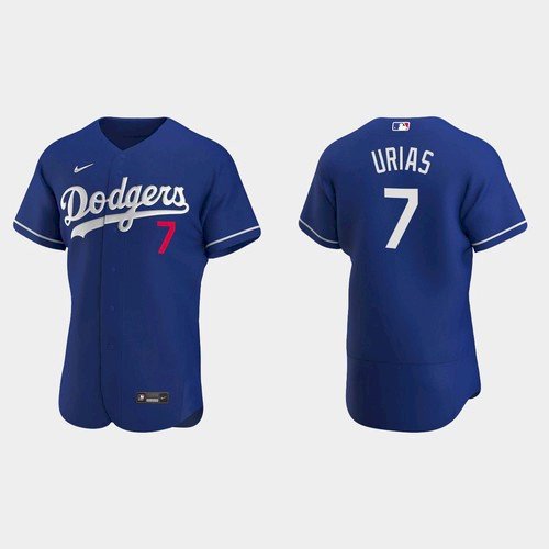 Men's Dodgers Julio Urias Flex Baseball Jersey Royal