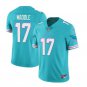 Men's Dolphins Jaylen Waddle Aqua 2024 F.U.S.E. Vapor Untouchable Football Jersey