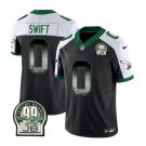 Men's Eagles D'Andre Swift Black 2023 F.U.S.E. Throwback Jersey