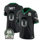 Men's Eagles D'Andre Swift Black 2023 F.U.S.E. Vapor Football Jersey