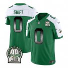 Men's Eagles D'Andre Swift Green 2023 F.U.S.E. Throwback Jersey