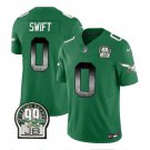 Men's Eagles D'Andre Swift Green 2023 F.U.S.E. Vapor Football Jersey