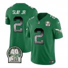 Men's Eagles Darius Slay Jr. Green 2023 F.U.S.E. Throwback Football Jersey