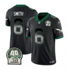 Men's Eagles DeVonta Smith Black 2023 F.U.S.E. Throwback Football Jersey