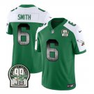 Men's Eagles DeVonta Smith Green 2023 F.U.S.E. Throwback Jersey