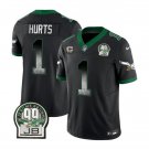 Men's Eagles Jalen Hurts Black 2023 F.U.S.E. Throwback Football Jersey