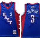 Men's East All-Star Game Allen Iverson Jersey Blue 76ers 2004