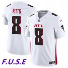 Men's Falcons Kyle Pitts White 2023 F.U.S.E. Limited Stitched Football Jersey