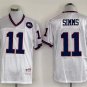 Men's Giants Phil Simms White Throwback Football Stitched Jersey