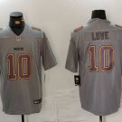 Men's Green Bay Packers Jordan Love Grey Atmosphere Fashion Limited Jersey