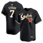 Men's Houston Astros C.J. Stroud Black Cactus Jack Vapor Premier Limited Stitched Jersey