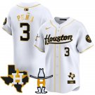 Men's Houston Astros Jeremy Pena White Houston Rodeo Patch Vapor Premier Jersey