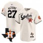 Men's Houston Astros Jose Altuve Cream Cactus Jack Vapor Premier Jersey