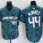 Men's Houston Astros Yordan Alvarez Teal 2023 All Star Cool Base Stitched Baseball Jersey