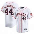 Men's Houston Astros Yordan Alvarez White 2024 World Tour Mexico City Series Home Jersey
