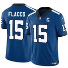 Men's Indianapolis Colts Joe Flacco Blue 2024 F.U.S.E. Throwback Limited Football Jersey