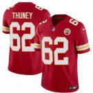 Men's Kansas City Chiefs Joe Thuney Red 2024 F.U.S.E. Vapor Jersey