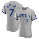 Mens Kansas City Royals Bobby Witt Jr. Flex Base Jersey Grey