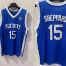 Mens Kentucky Wildcats Reed Sheppard Blue College Basketball Jersey